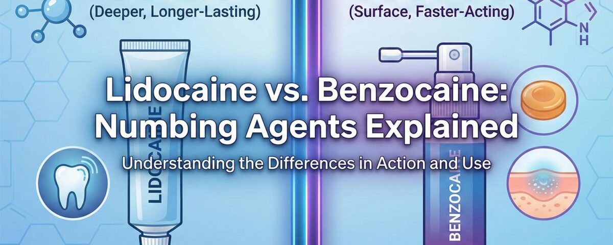 Lidocaine vs. Benzocaine Understanding Numbing Agents