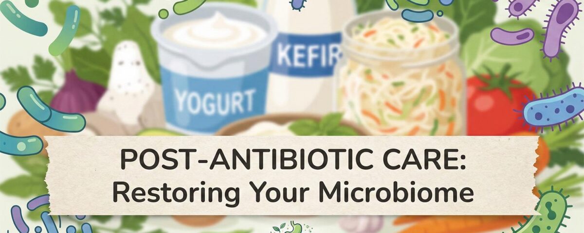 Post-Antibiotic Care Restoring Your Microbiome