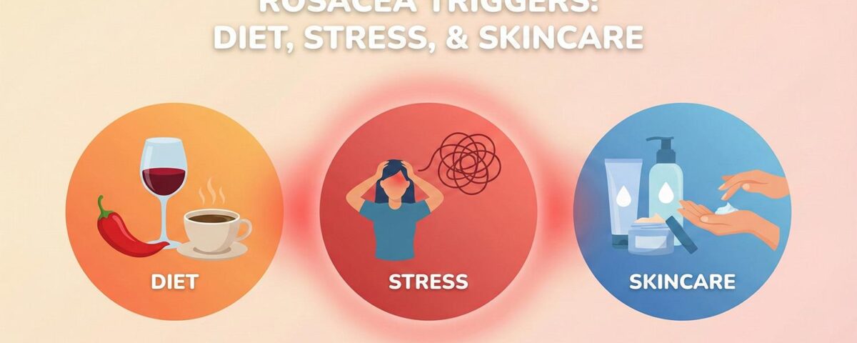 Rosacea Triggers Diet, Stress, and Skincare