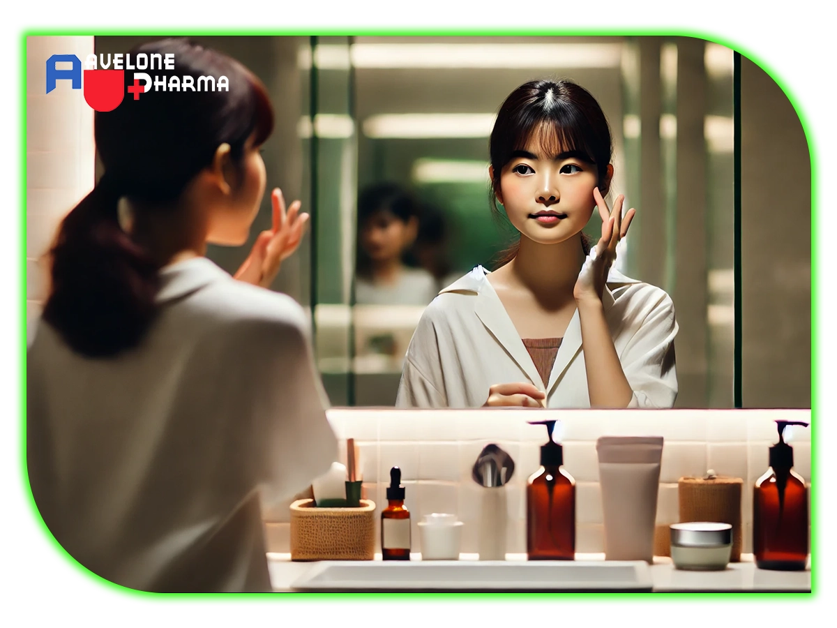 Skincare routine for women 
