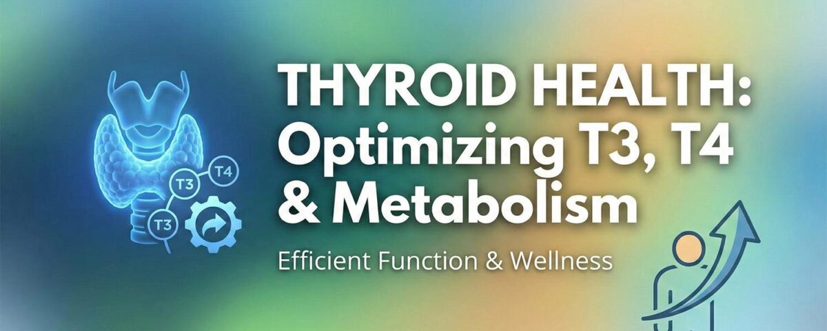 Thyroid Health Optimizing T3 and T4 for Metabolic Efficiency