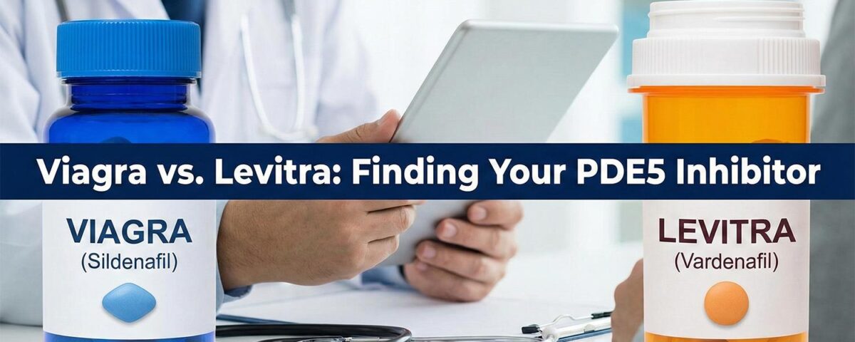 Viagra vs. Levitra Finding the Right PDE5 Inhibitor for You